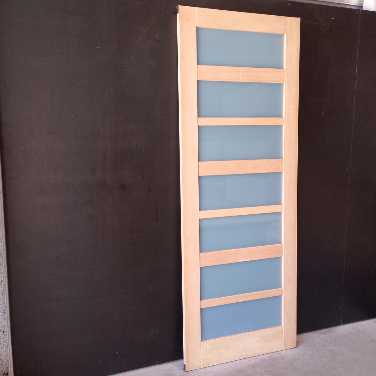 Internal Timber Door - 2340h x 870w Semi-solid Core w/ 7x Obs Glass (AMOD11GT) *Factory 2nd* 30683