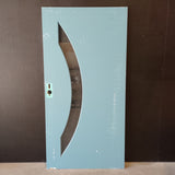 External Timber Door - 2040h x 1020w Solid Core w/ 1 X Clear Glass (PMAD111) *Factory 2nd* 30686