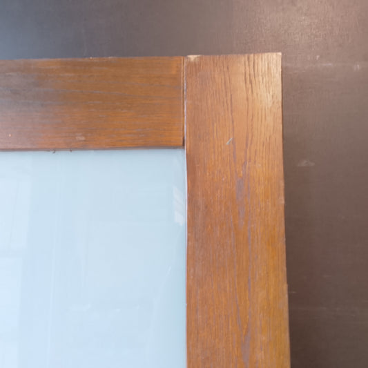 Internal Timber Door - 2340h x 820w Solid Core w/ 1 X Obscure Glass (AMOD1GT) *Factory 2nd* 30696