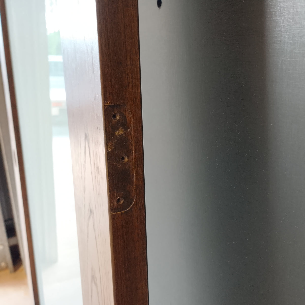 Internal Timber Door - 2340h x 820w Solid Core w/ 1 X Obscure Glass (AMOD1GT) *Factory 2nd* 30695