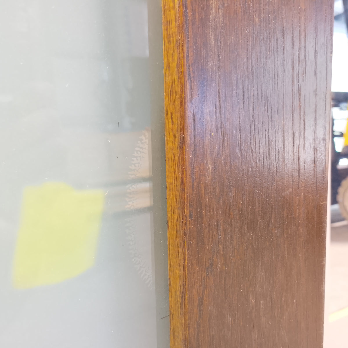 Internal Timber Door - 2340h x 820w Solid Core w/ 1 X Obscure Glass (AMOD1GT) *Factory 2nd* 30695