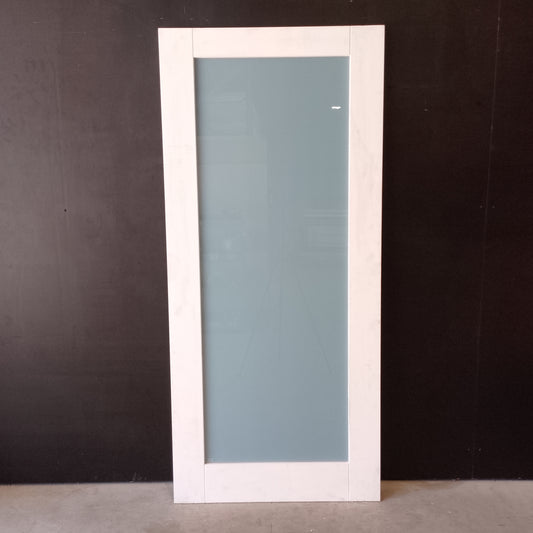 Internal Timber Door - 2040h x 920w Semi-Solid Core w/ 1 X Obscure Glass (PMOD1GT) *Factory 2nd* 30697