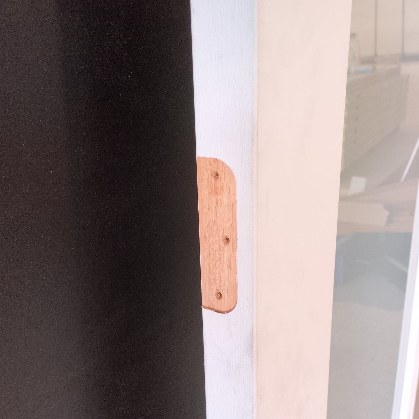 Internal Timber Door - 2040h x 870w Semi-Solid Core w/ 1 X Obscure Glass (PMOD1GT) *Factory 2nd* 30702
