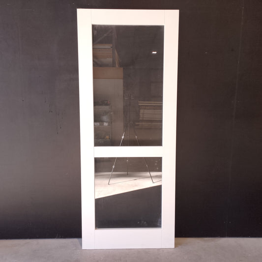 Internal Timber Door - 2040h x 820w Semi-solid Core w/ 1 X Clear Glass (PMOD8GC) *Factory 2nd* 30705