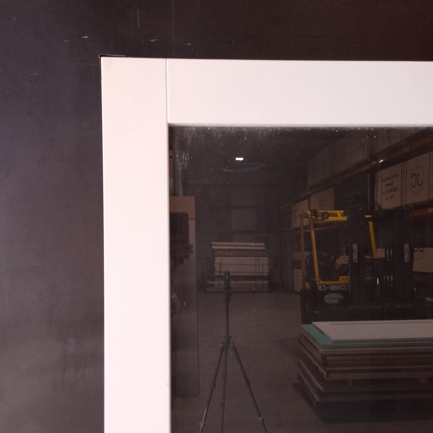 Internal Timber Door - 2040h x 820w Semi-solid Core w/ 1 X Clear Glass (PMOD8GC) *Factory 2nd* 30705