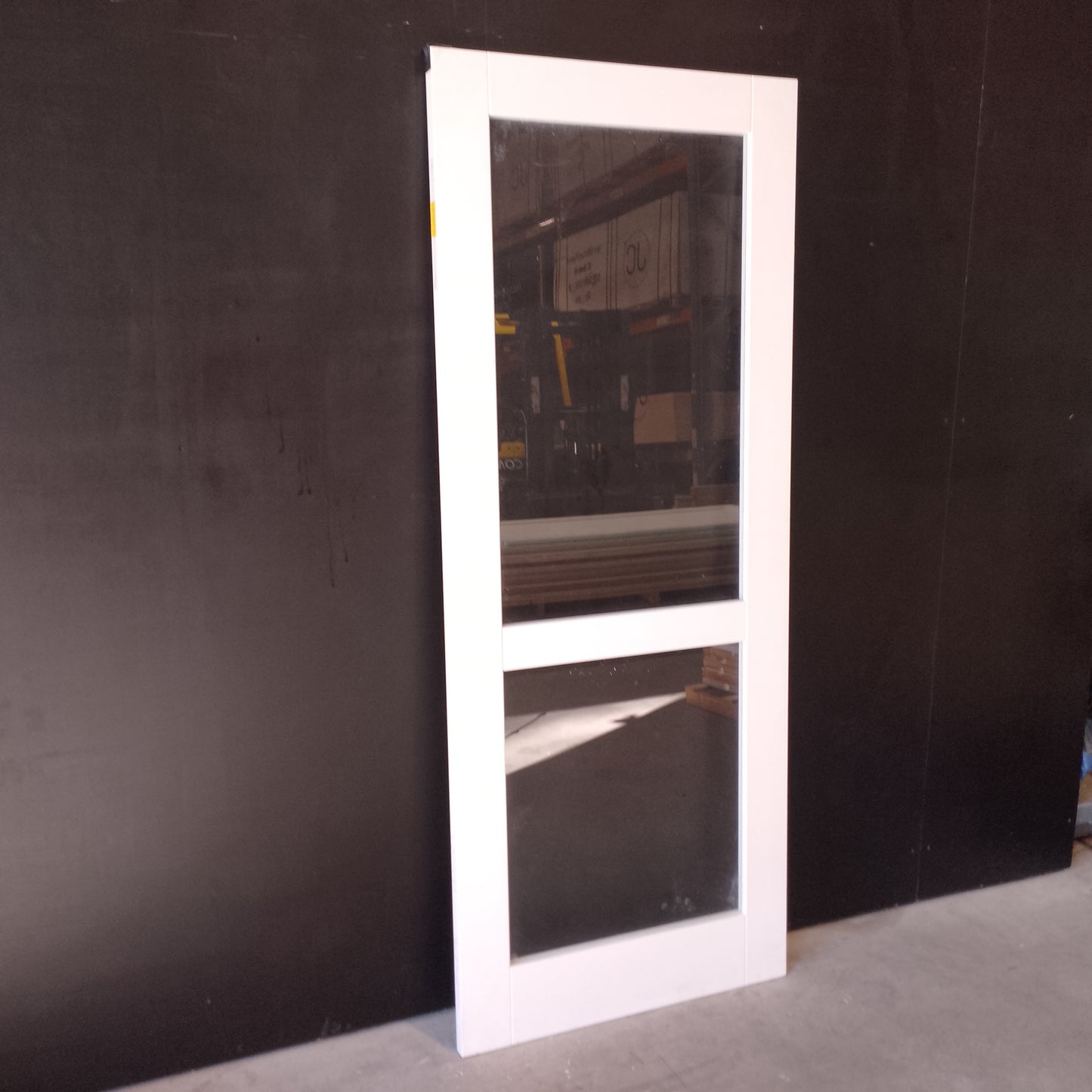 Internal Timber Door - 2040h x 820w Semi-solid Core w/ 1 X Clear Glass (PMOD8GC) *Factory 2nd* 30705