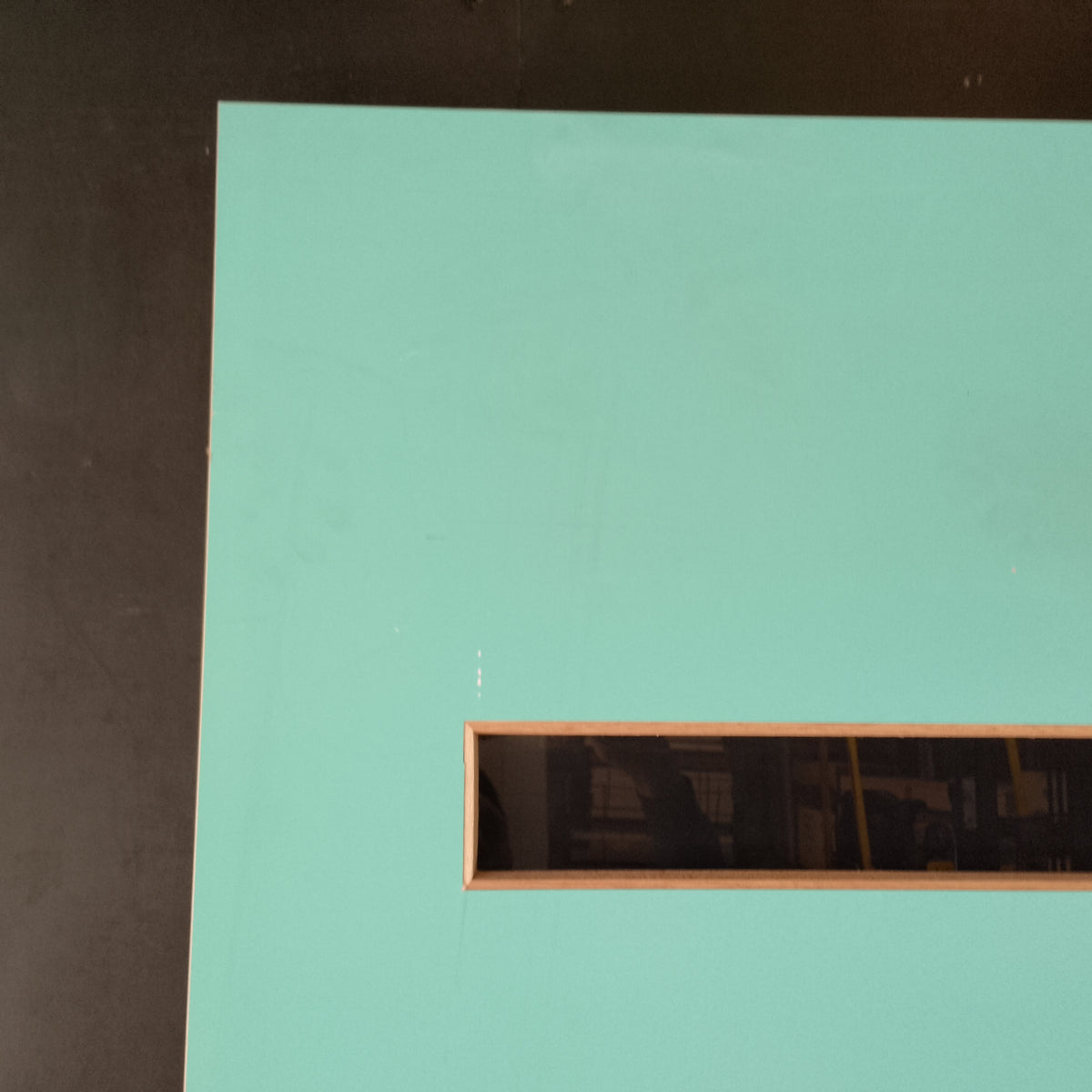 External Timber Door - 2340h x 920w Solid Core w/ 4 X Tinted Glass (PMAD104) *Factory 2nd* 30707