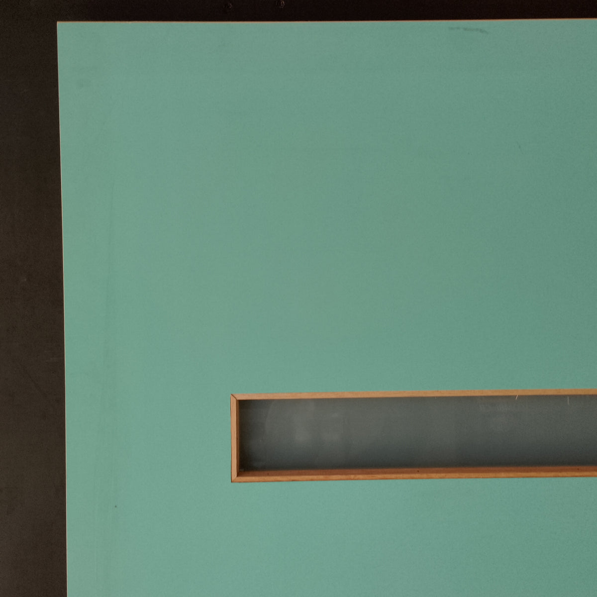 External Timber Door - 2400h x 1020w Solid Core w/ 6 X Obscure Glass (PMAD106) *Factory 2nd* 30708