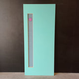 External Timber Door - 2040h x 870w Solid Core w/ 1 X Obscure Glass  (PMAD101) *Factory 2nd* 30718
