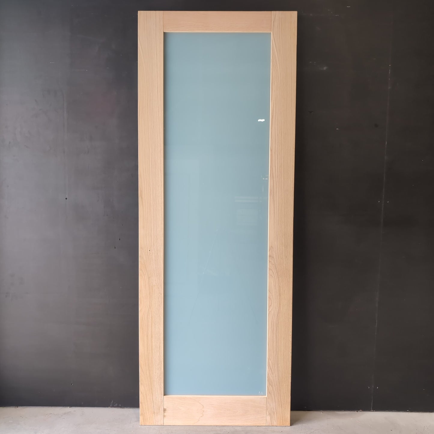 Internal Timber Door - 2340h x 870w Semi-Solid Core w/ 1 X Obscure Glass (AMOD1GT) *Factory 2nd* 30719