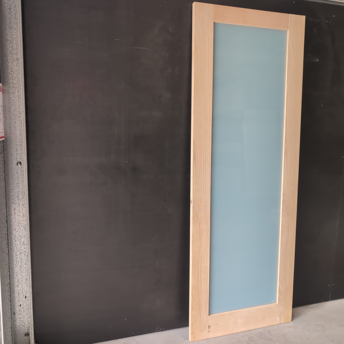 Internal Timber Door - 2340h x 870w Semi-Solid Core w/ 1 X Obscure Glass (AMOD1GT) *Factory 2nd* 30719