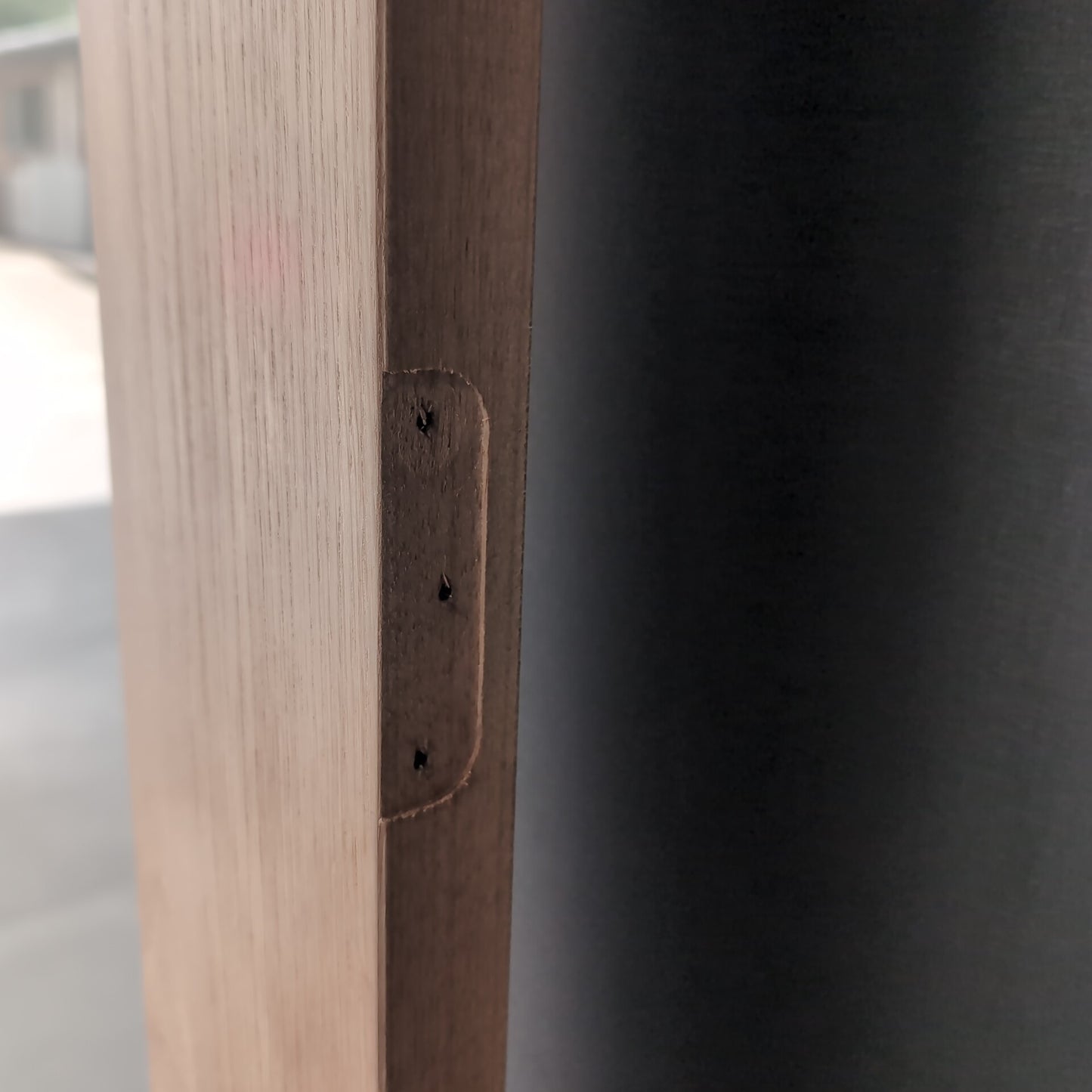 Internal Timber Door - 2340h x 870w Semi-Solid Core w/ 1 X Obscure Glass (AMOD1GT) *Factory 2nd* 30719