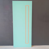 External Timber Door - 2040h x 820w Solid Core w/ Pattern One Side (XV1) *Factory 2nd* 30721