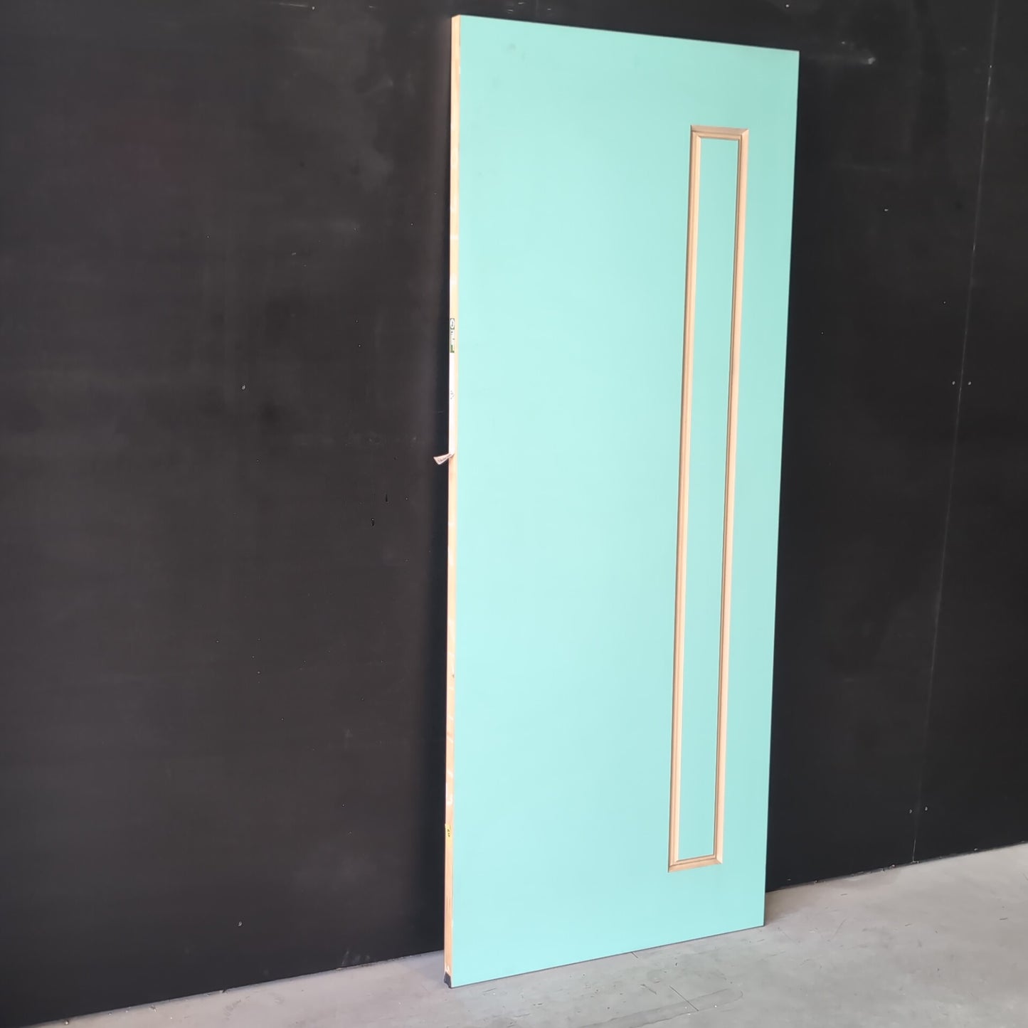 External Timber Door - 2040h x 820w Solid Core w/ Pattern One Side (XV1) *Factory 2nd* 30721