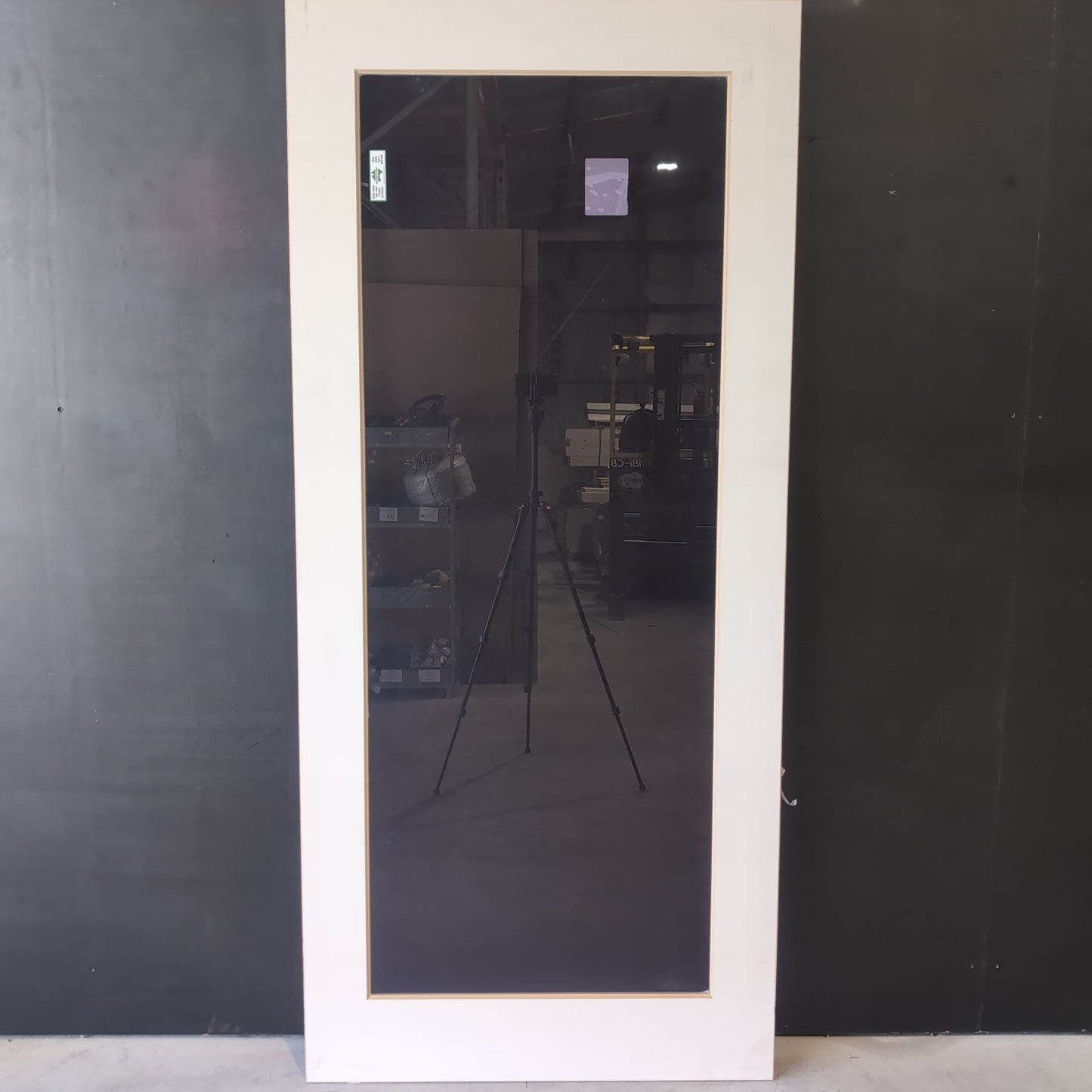 Internal Timber Door - 2040h x 920w Solid Core w/ 1 X Tinted Glass (HMC11) *Factory 2nd* 30722