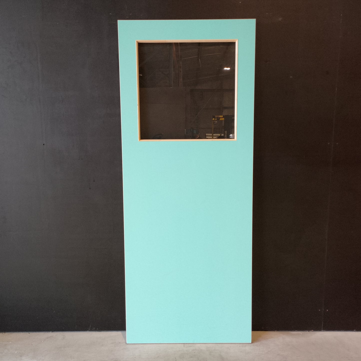 External Timber Door - 2040h x 820w Blockboard Core w/ 1 X Clear Glass (XF1) *Factory 2nd* 30723