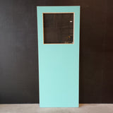 External Timber Door - 2040h x 820w Blockboard Core w/ 1 X Clear Glass (XF1) *Factory 2nd* 30723