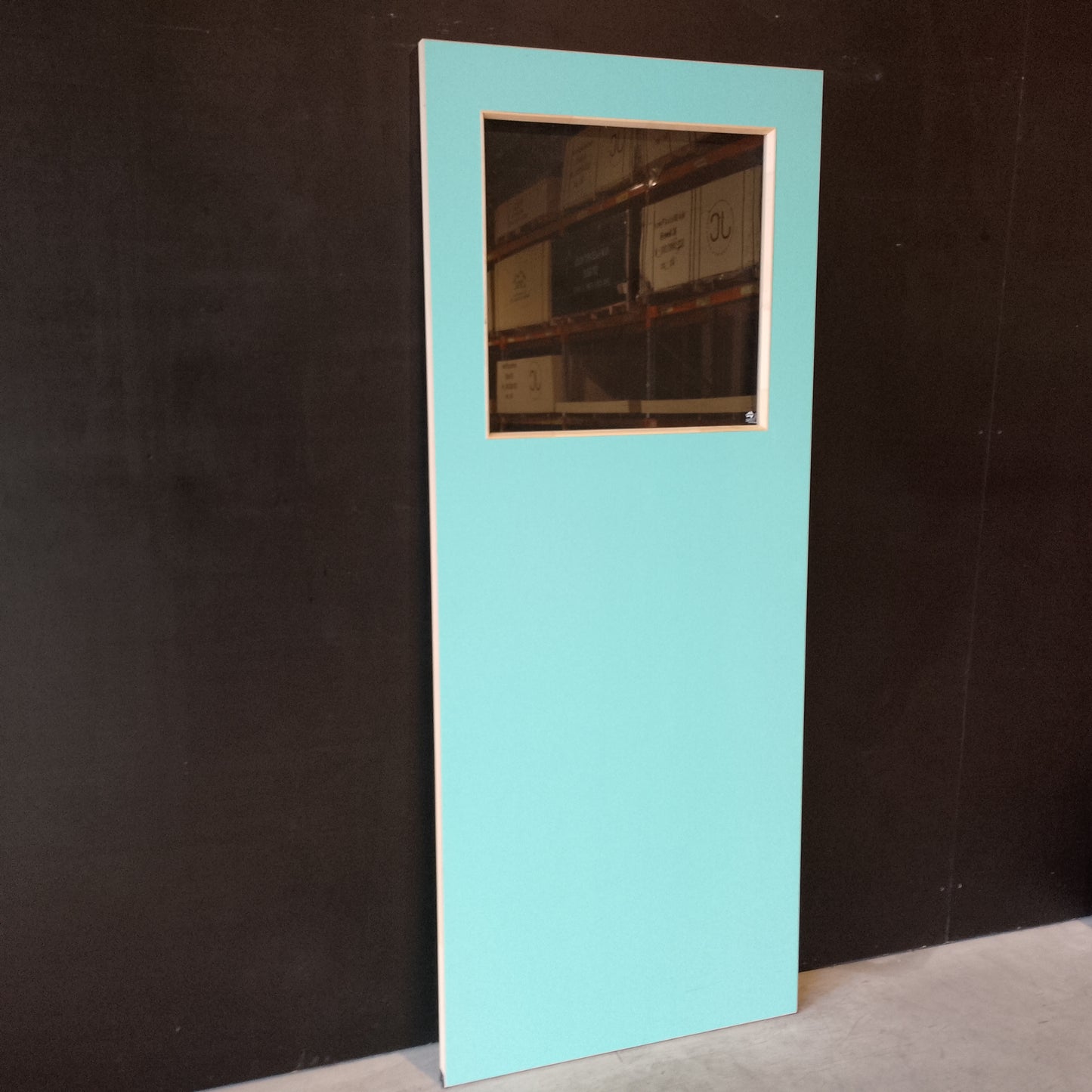 External Timber Door - 2040h x 820w Blockboard Core w/ 1 X Clear Glass (XF1) *Factory 2nd* 30723