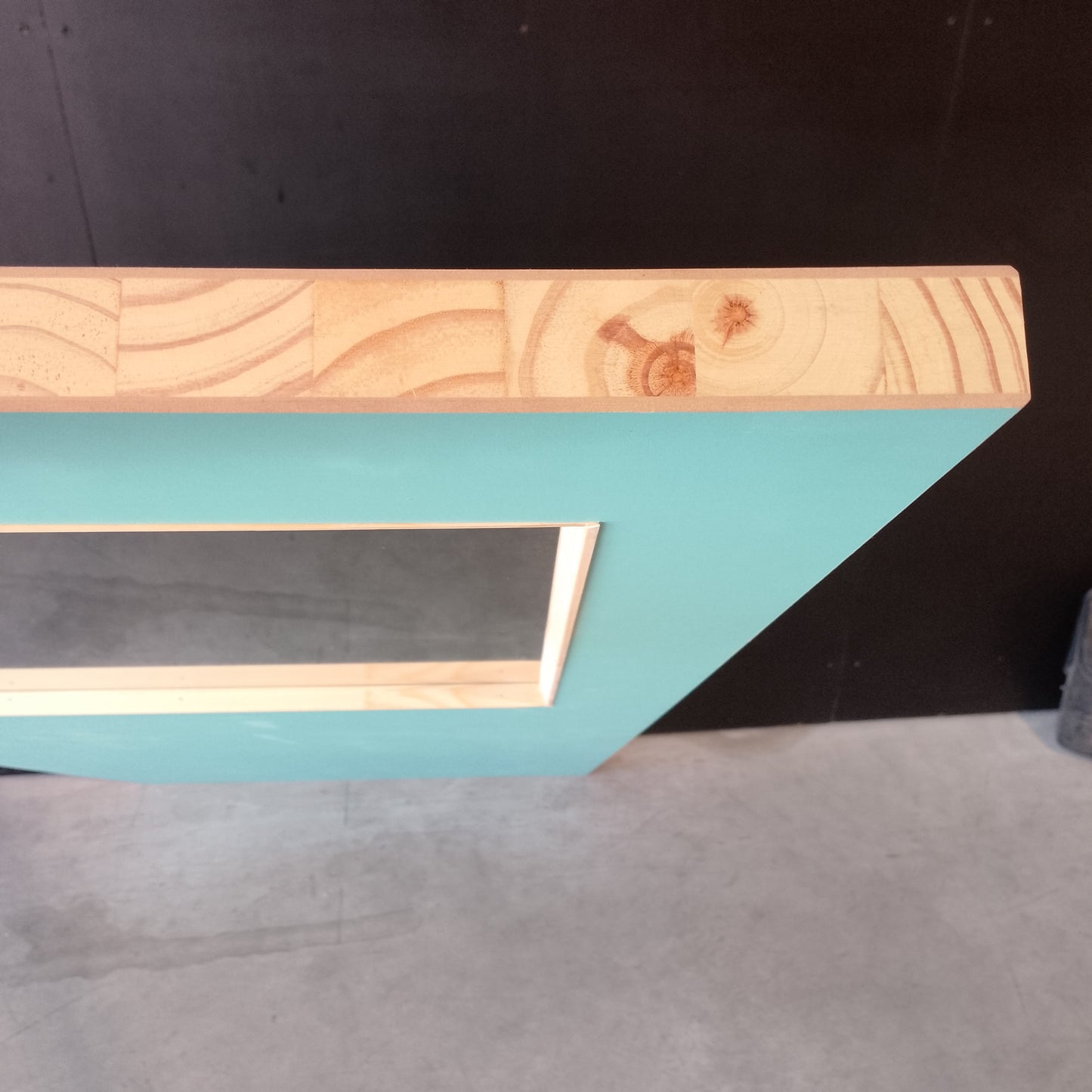 External Timber Door - 2040h x 820w Blockboard Core w/ 1 X Clear Glass (XF1) *Factory 2nd* 30723