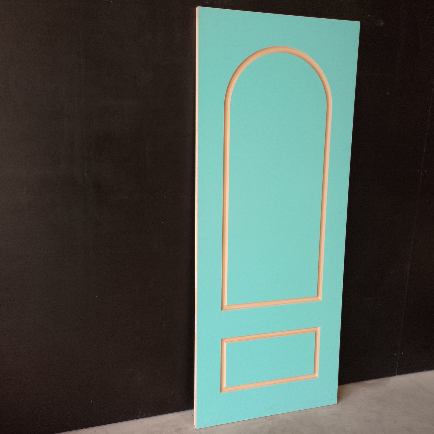 External Timber Door - 2040h x 820w Solid Core w/ Pattern one side (XV32) *Factory 2nd* 30728