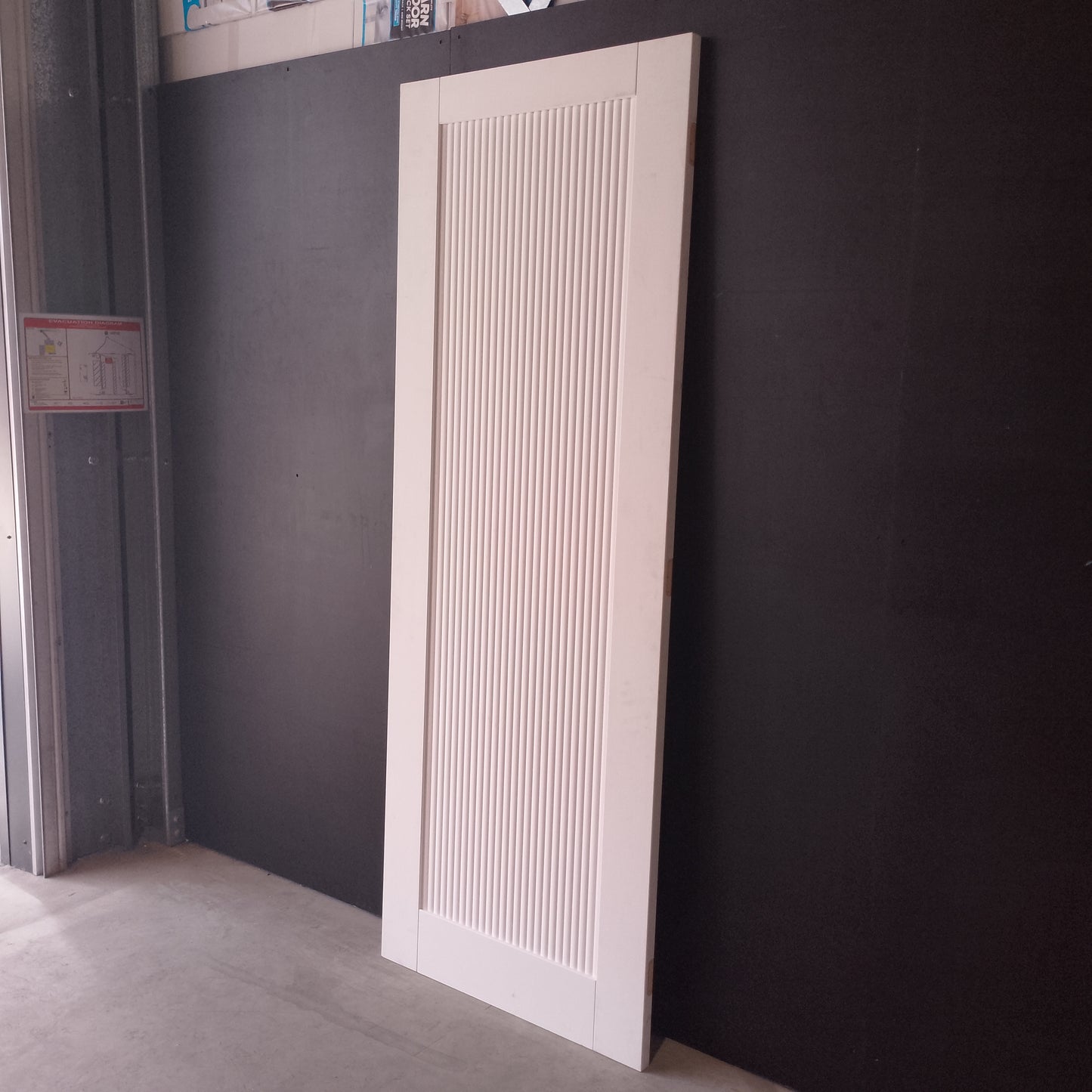 Internal Timber Door - 2340h x 870w Semi-Solid Core w/ Pattern Infill (PROM1) *Factory 2nd* 30736