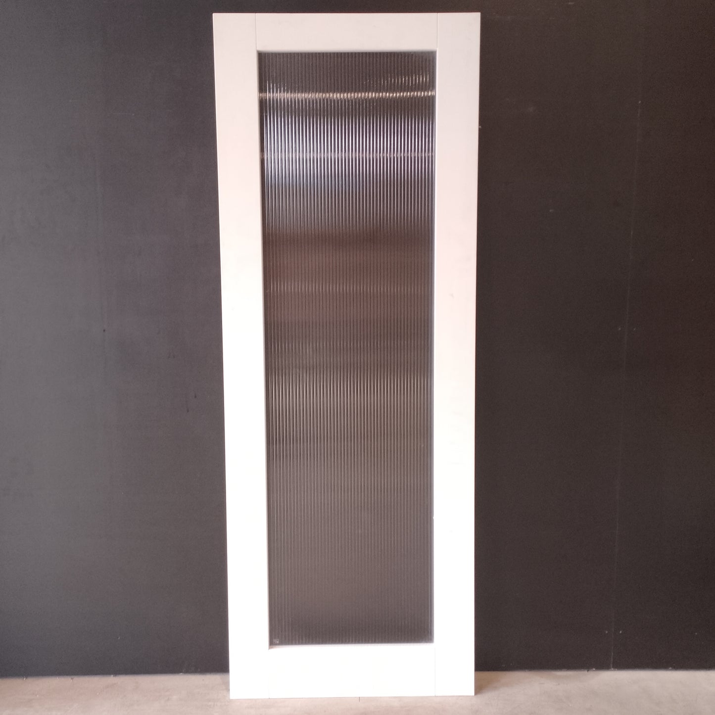 Internal Timber Door - 2340h x 870w Semi-Solid Core w/ 1 X Fluted Glass (PROM1G) *Factory 2nd* 30737