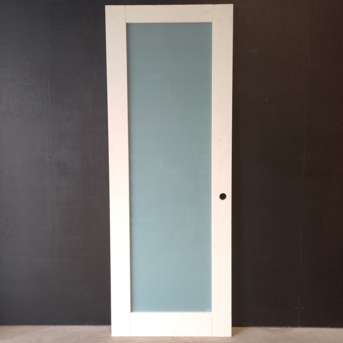 Internal Timber Door - 2340h x 870w Semi-Solid w/ 1 X Obscure Glass (PMOD1GT) *Factory 2nd* 30738