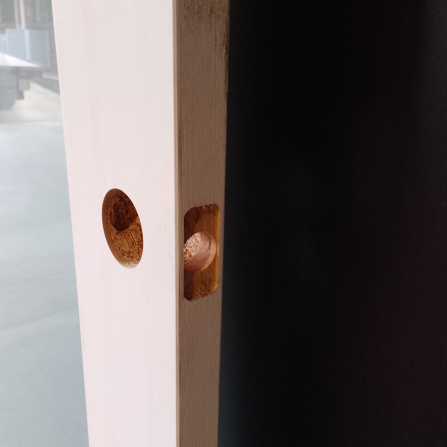 Internal Timber Door - 2340h x 870w Semi-Solid w/ 1 X Obscure Glass (PMOD1GT) *Factory 2nd* 30738