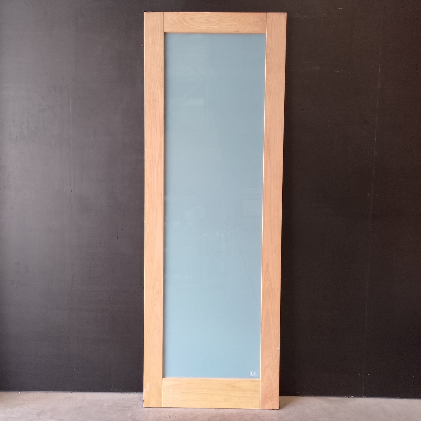 Internal Timber Door - 2340h x 820w Semi-Solid w/ 1 X Obscure Glass (AMOD1GT) *Factory 2nd* 30740