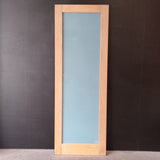 Internal Timber Door - 2340h x 820w Semi-Solid w/ 1 X Obscure Glass (AMOD1GT) *Factory 2nd* 30740