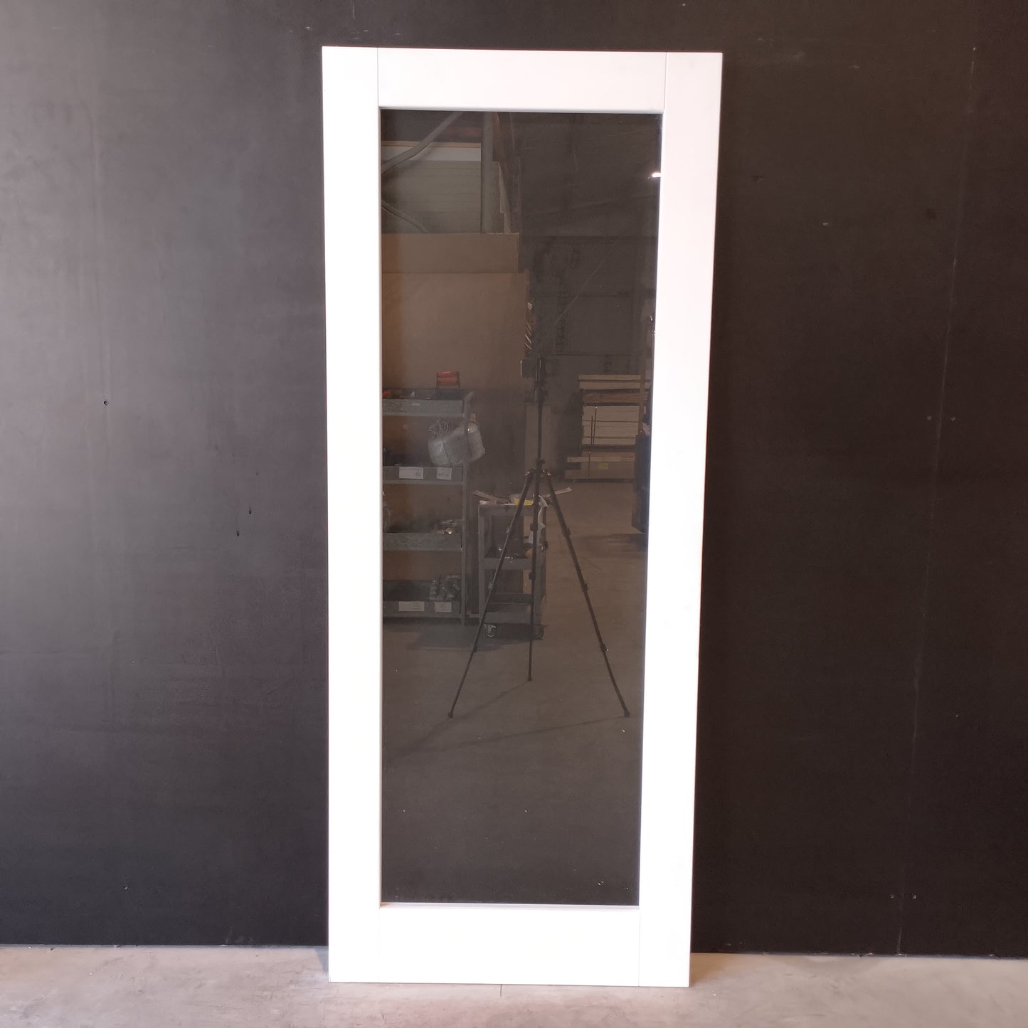 Internal Timber Door - 2040h x 820w Semi-Solid w/ 1 X Clear Glass (PMOD1GC) *Factory 2nd* 30742