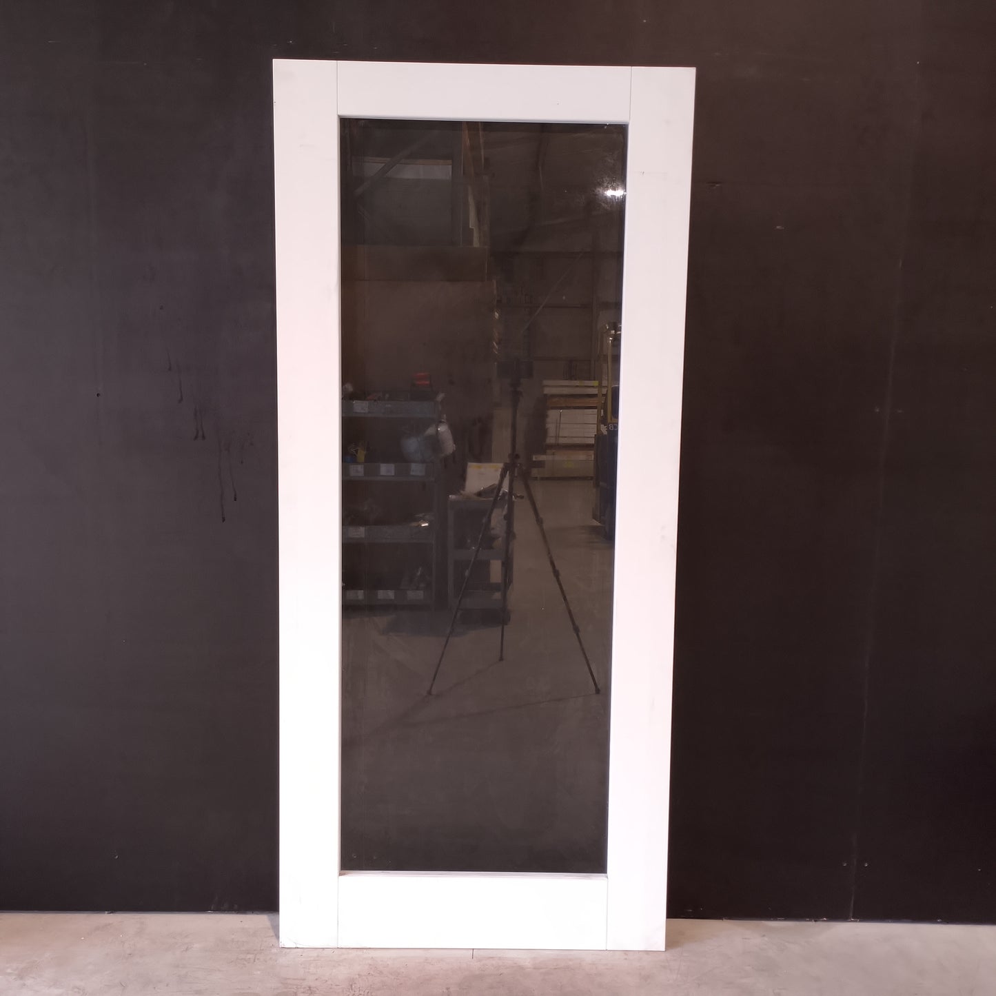 Internal Timber Door - 2040h x 920w Semi-Solid w/ 1 X Clear Glass (PMOD1GC) *Factory 2nd* 30744