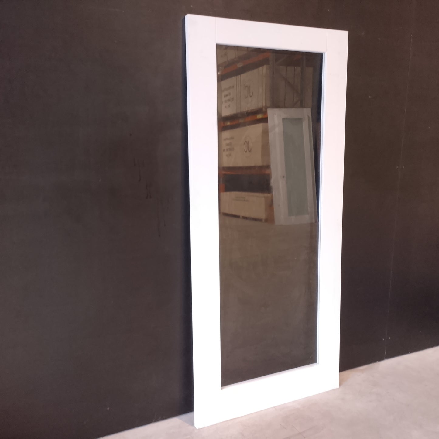 Internal Timber Door - 2040h x 920w Semi-Solid w/ 1 X Clear Glass (PMOD1GC) *Factory 2nd* 30744
