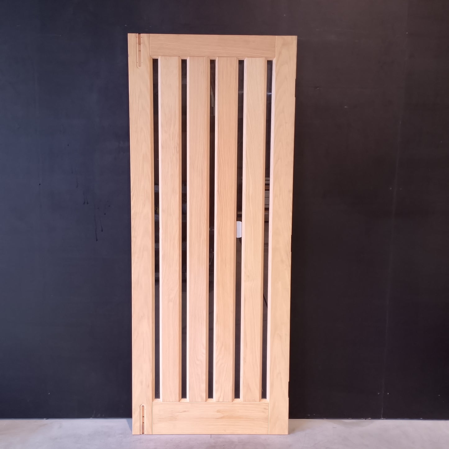 External Timber Door - 2040h x 820w Solid Core w/ 5 X Clear Glass (AWO5VG) *Factory 2nd* 30745