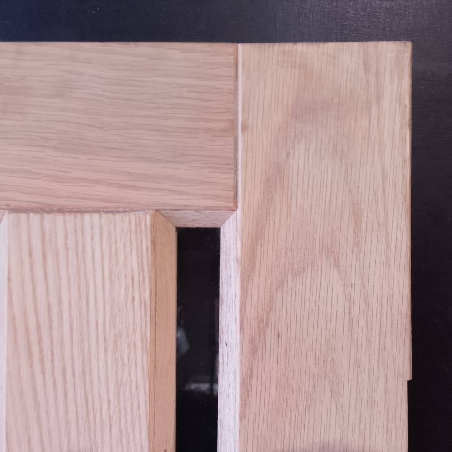 External Timber Door - 2040h x 820w Solid Core w/ 5 X Clear Glass (AWO5VG) *Factory 2nd* 30745