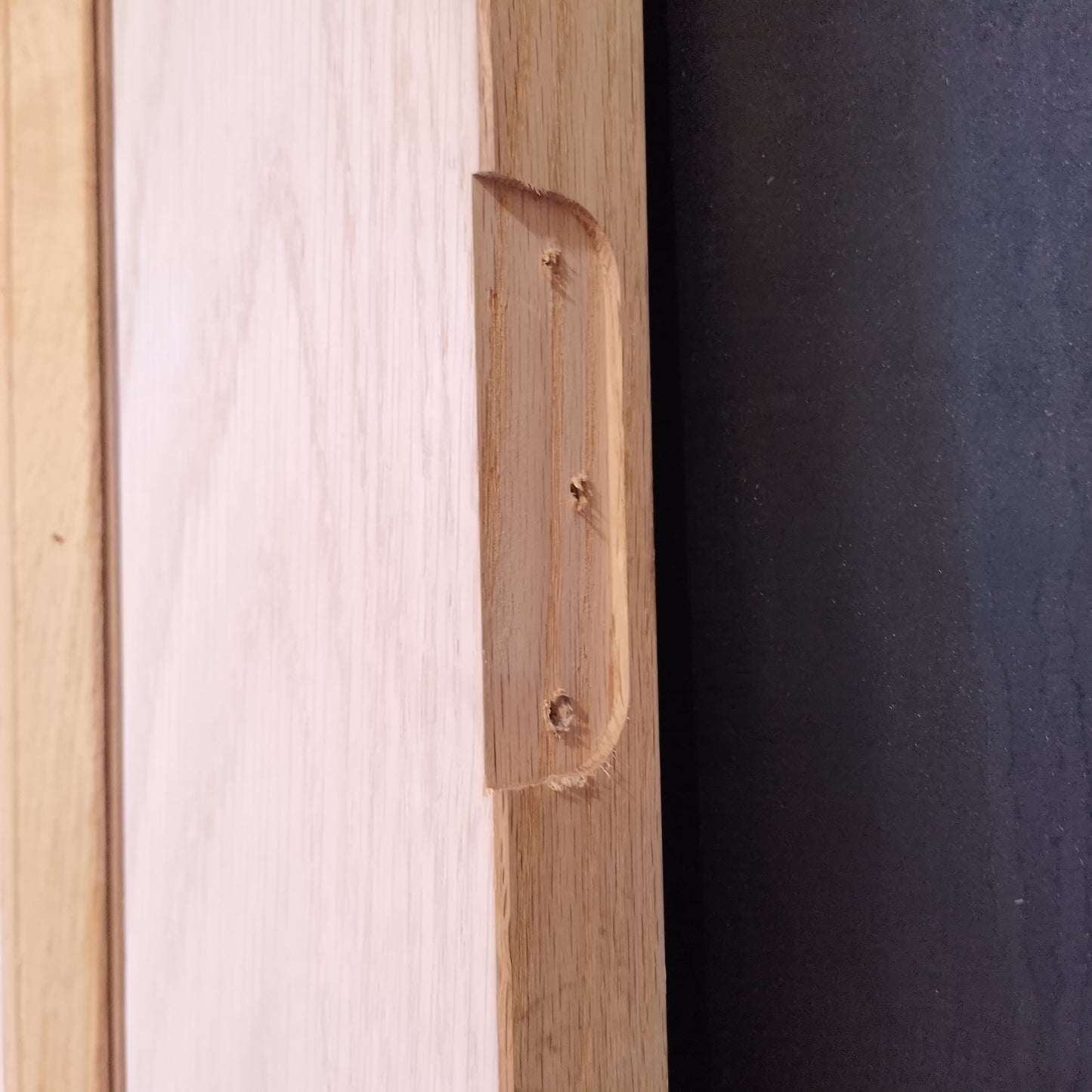 External Timber Door - 2040h x 820w Solid Core w/ 5 X Clear Glass (AWO5VG) *Factory 2nd* 30745