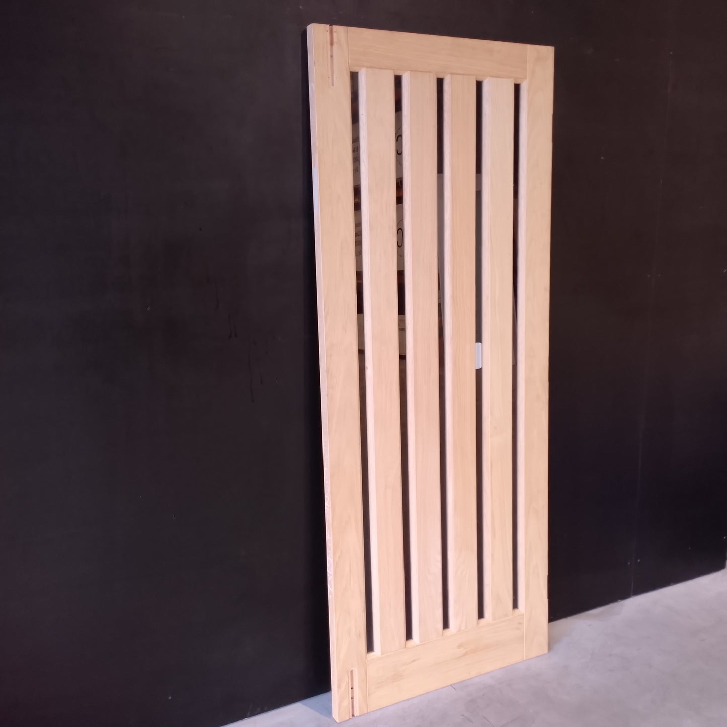 External Timber Door - 2040h x 820w Solid Core w/ 5 X Clear Glass (AWO5VG) *Factory 2nd* 30745