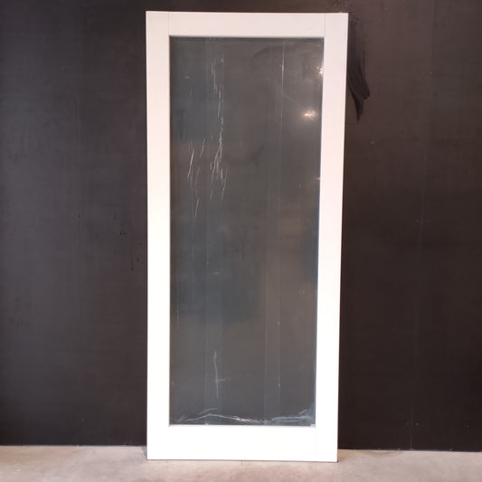 Internal Timber Door - 2340h x 1020w Semi-Solid w/ 1 X Clear Glass (PMOD1GC) *Factory 2nd* 30750