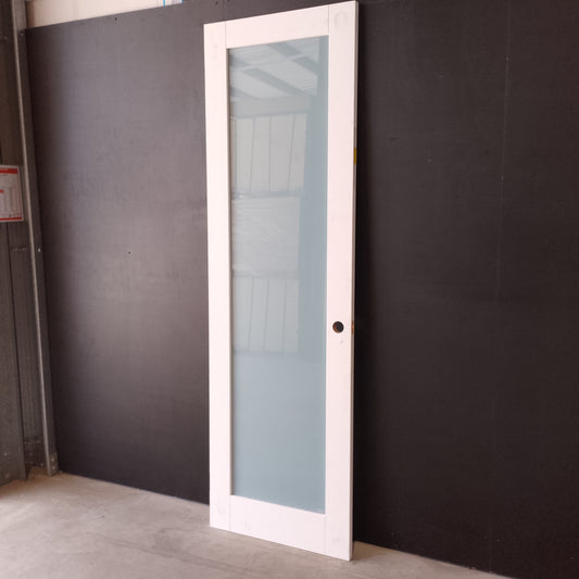 Internal Timber Door - 2340h x 720w Semi-Solid w/ 1 X Obscure Glass (PMOD1GT) *Factory 2nd* 30752