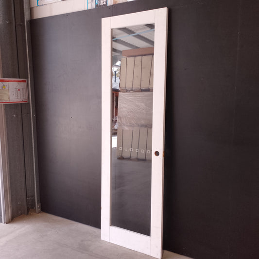 Internal Timber Door - 2340h x 720w Semi-Solid w/ 1 X Clear Glass (PMOD1GC) *Factory 2nd* 30753
