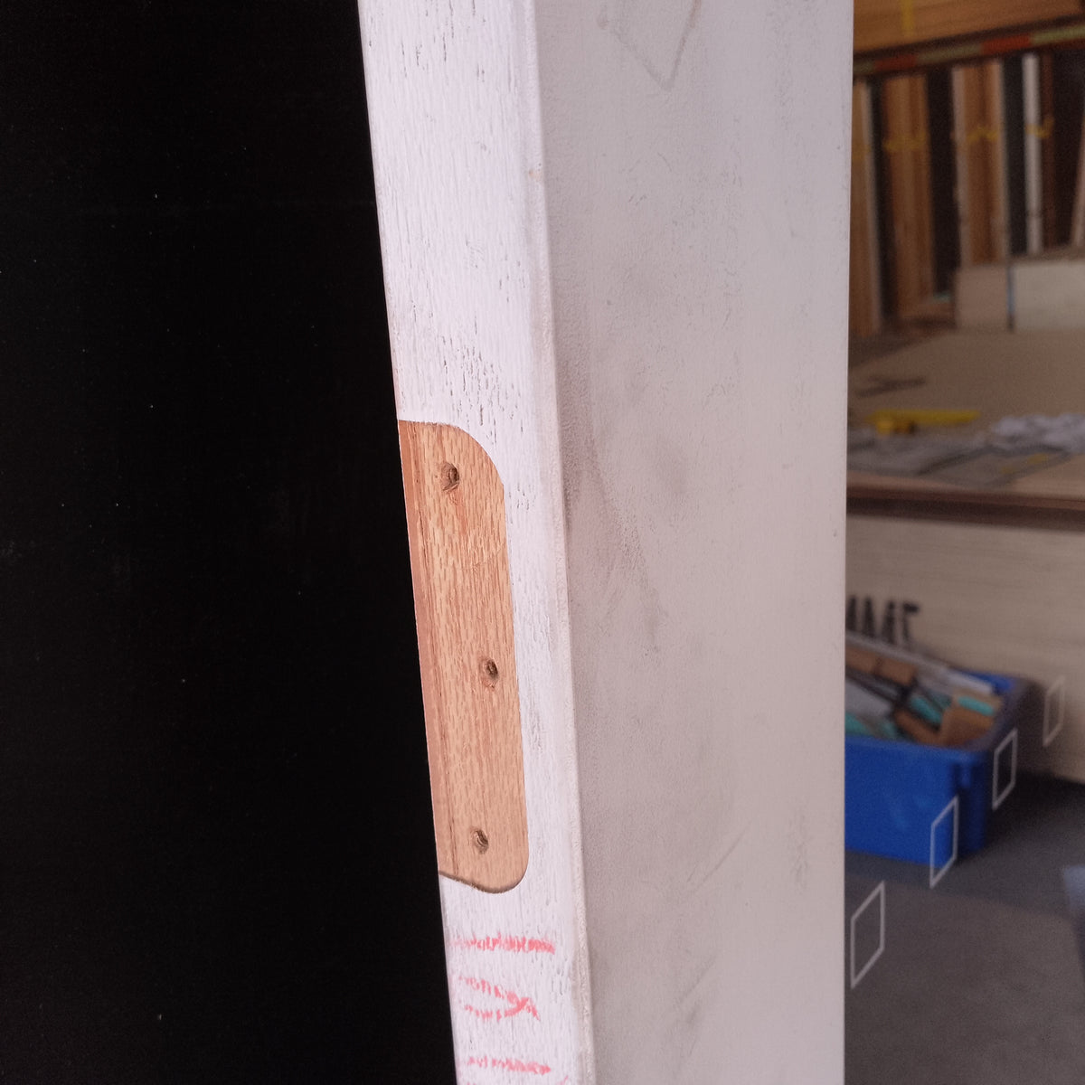 Internal Timber Door - 2340h x 720w Semi-Solid w/ 1 X Clear Glass (PMOD1GC) *Factory 2nd* 30753