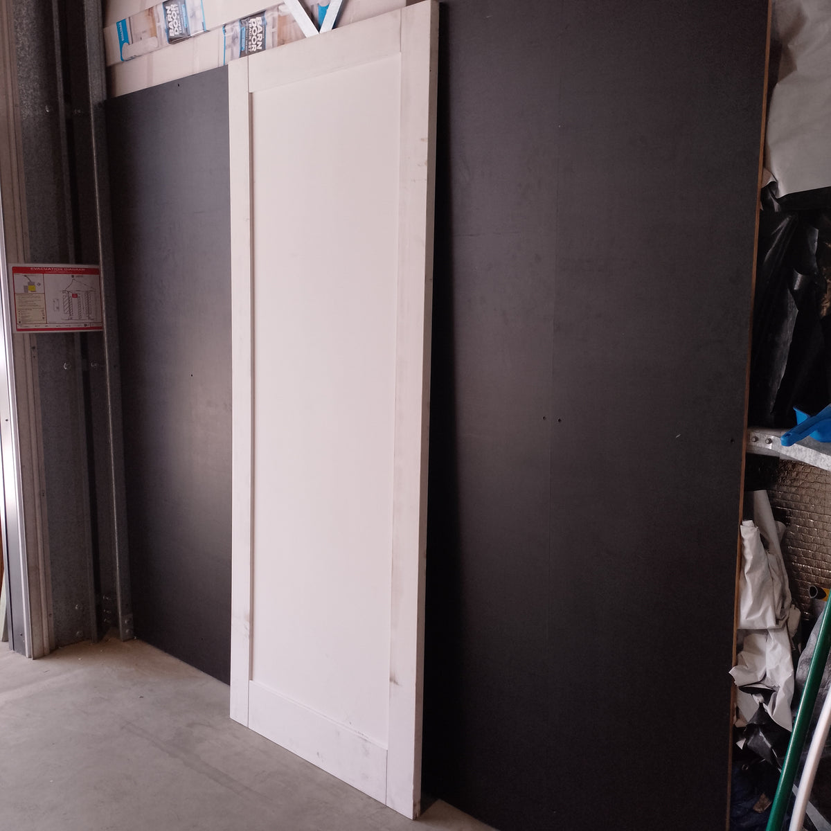 Internal Barn Door - 2450h x 1000w Semi-Solid Core (PBD1) *Factory 2nd* 30754
