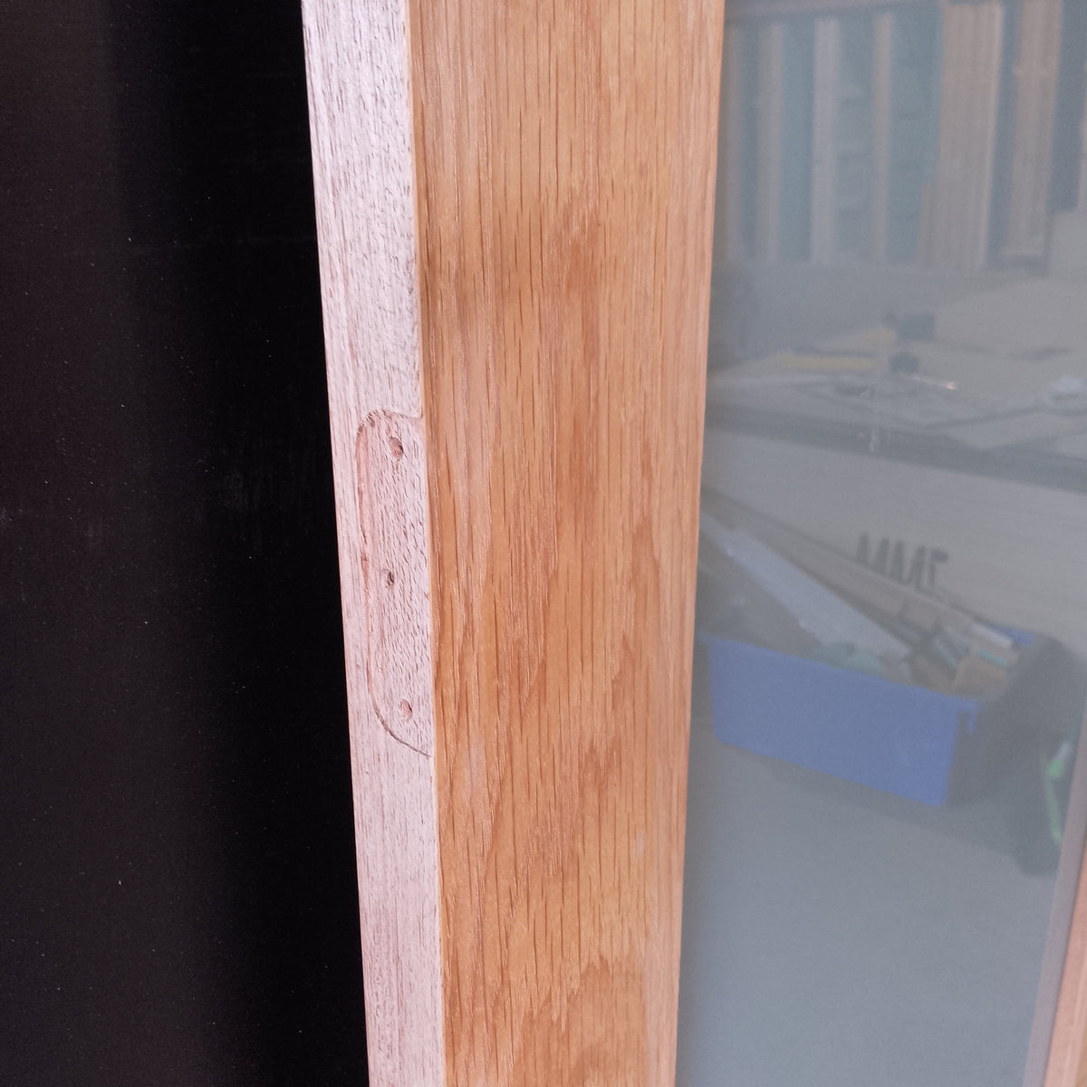 Internal Timber Door - 2340h x 720w Semi-Solid Core w/ 1 X Obscure Glass (AMOD1GT) *Factory 2nd* 30755