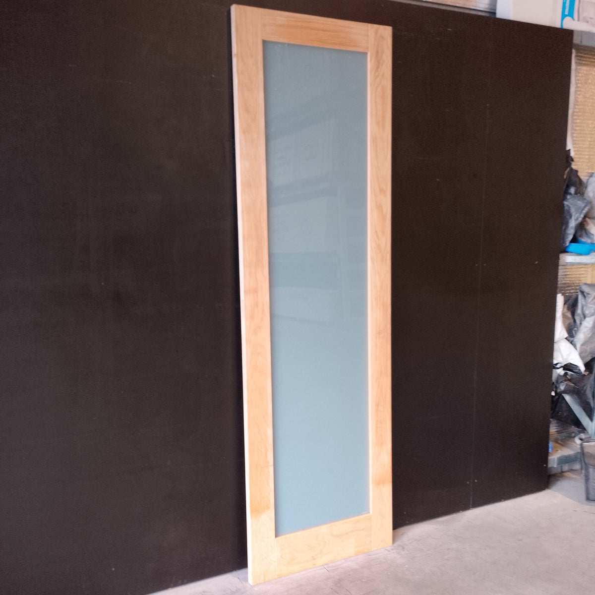 Internal Timber Door - 2340h x 720w Semi-Solid Core w/ 1 X Obscure Glass (AMOD1GT) *Factory 2nd* 30755