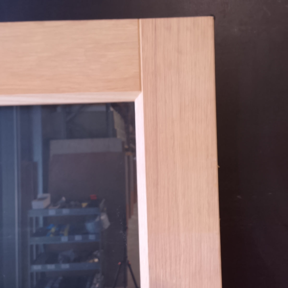 External Timber Door - 2340h x 920w Solid Core w/ 5 X Clear Glass (AWO5G) *Factory 2nd* 30756