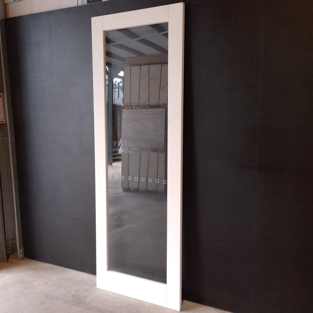Internal Timber Door - 2340h x 820w Semi-Solid Core w/1 X Clear Glass (PMOD1GC) *Factory 2nd* 30758