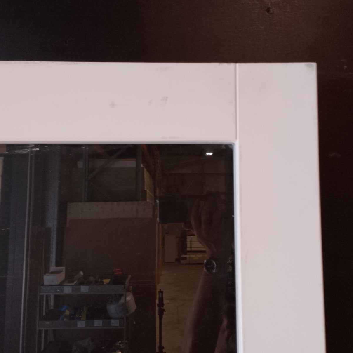 Internal Timber Door - 2340h x 820w Semi-Solid Core w/1 X Clear Glass (PMOD1GC) *Factory 2nd* 30758