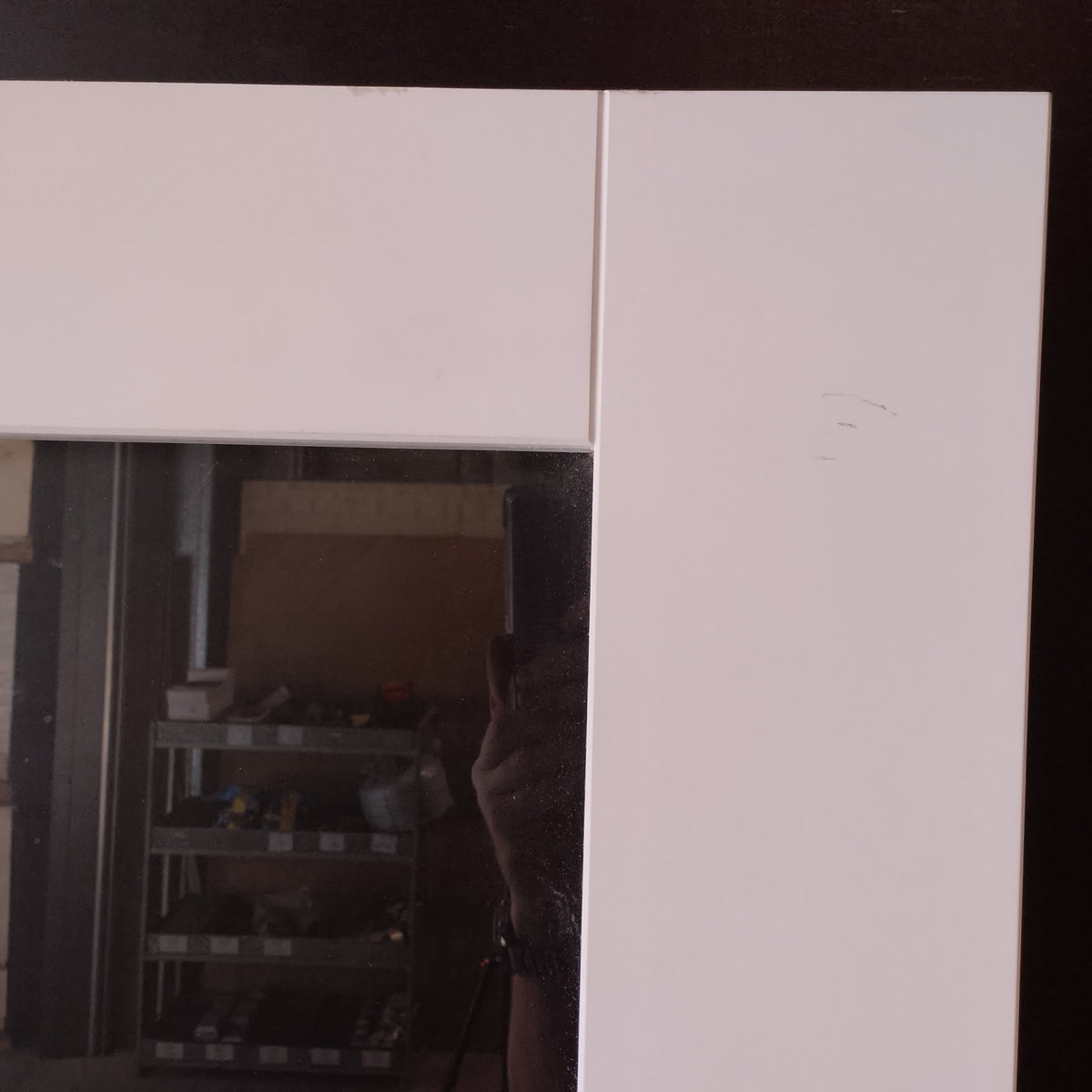 Internal Timber Door - 2040h x 920w Semi-Solid Core w/1 X Clear Glass (PMOD1GC) *Factory 2nd* 30761