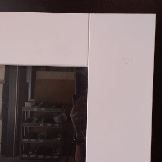 Internal Timber Door - 2040h x 870w Semi-Solid Core w/1 X Clear Glass (PMOD1GC) *Factory 2nd* 30761