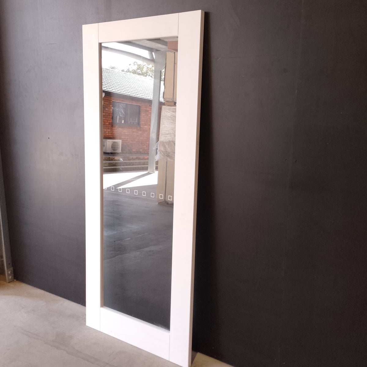Internal Timber Door - 2040h x 920w Semi-Solid Core w/1 X Clear Glass (PMOD1GC) *Factory 2nd* 30761